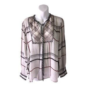 Anthropologie Conditions Apply Peasant blouse size small NWT